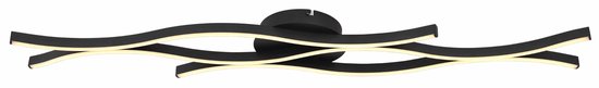 Globo Deckenleuchte Geronimo - schwarz - Metall - 67206D