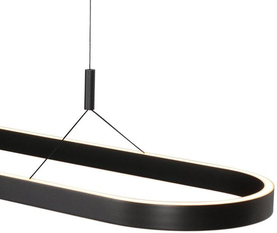 Steinhauer Exclusive - Pendelleuchte - Mykty - schwarz - Metall - Designerleuchte - LED - 4205ZW