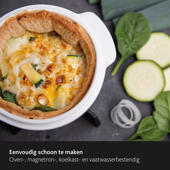 Boska Cheese Baker - Ofenform mit Boden - für Camembert - Käsefondue - Weiß