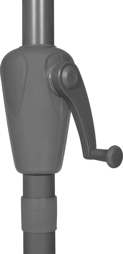 VONROC Premium Sonnenschirm Iseo - 460x270cm - Doppelter Sonnenschirm - Langlebig - UV-beständiger Stoff - Beige - Inkl. Schutzhülle