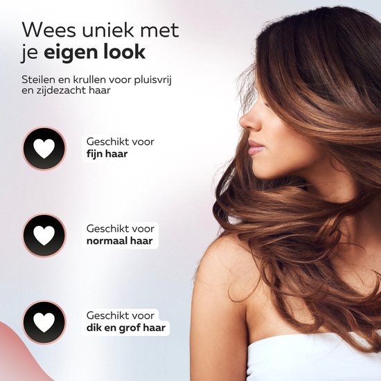 Beeperfect® Glätteisen Pro Straight - Glätten & Locken - Glätteisen - Haarglätter - 80℃ bis 230℃ - Inkl.