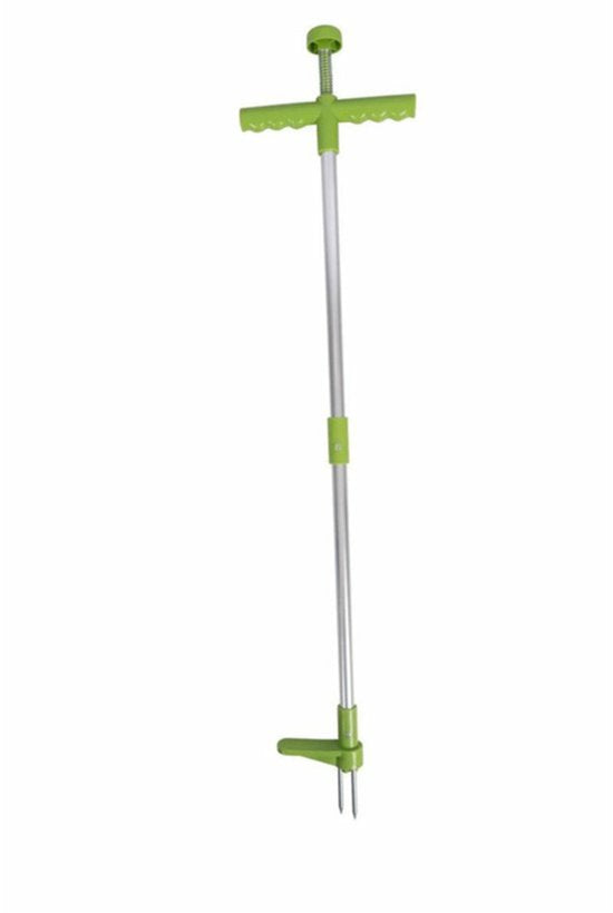 Kinzo Unkrautstecher - Gartengeräte mit langem Stiel - Unkrautentferner mit drei Zähnen - Ergonomisches Design - 100 cm