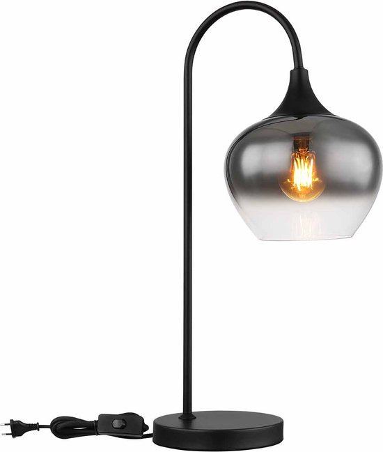 Globo Tischleuchte Maxy - schwarz - Metall - 15548T