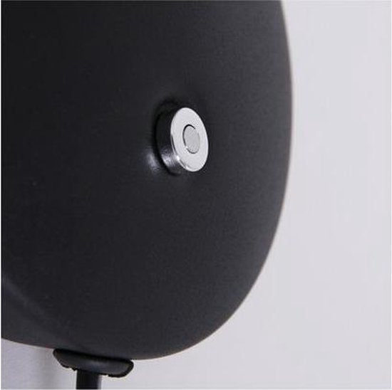 Steinhauer Zenith LED - Wandleuchte Modern - Schwarz - H:12cm - Ø:12cm - Universal - Für Innen - Metall - Wandleuchten - Schlafzimmer - Wohnzimmer