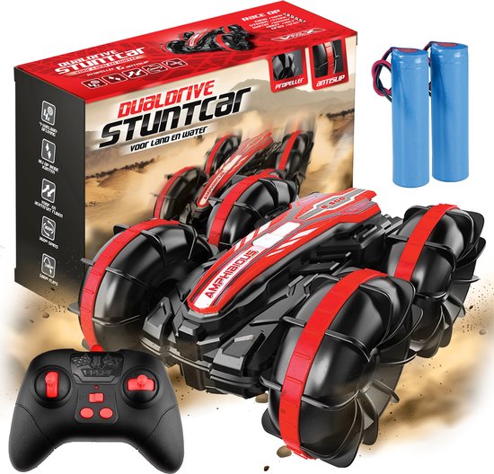 VERTREX RC Controllable Car - Fernsteuerbares Auto - Rennwagen Radiographisch - Offroad Fernsteuerbar - Wasserdicht - Extra Batterie
