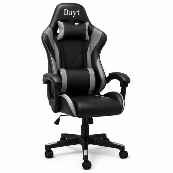 Bayt Gaming Chair - Gaming Stuhl - Ergonomischer Bürostuhl - Schwarz - Verstellbar