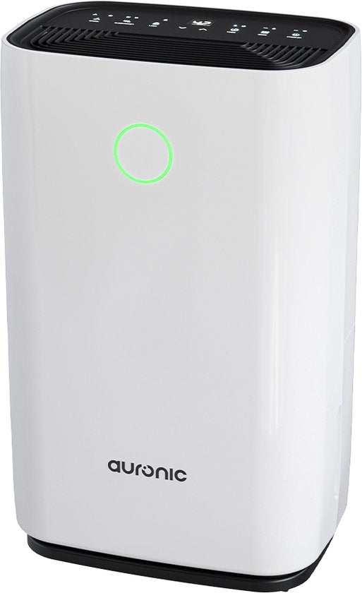 Auronic Luftentfeuchter - 16 l Kapazität pro Tag - Wash-Dry-Funktion - Nachtmodus - Für Schlafzimmer & Wohnzimmer - Weiß & Kunststoff