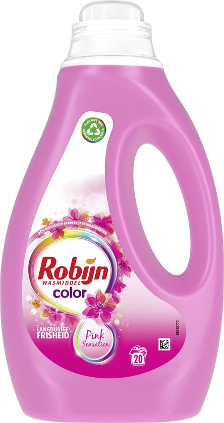 Robijn Color Pink Sensation Flüssigwaschmittel 20 Waschgänge