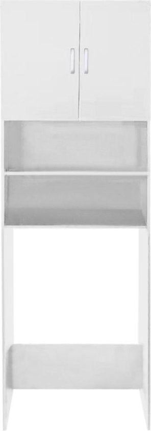 Waschmaschinenschrank Wäschetrockner Rahmen - 190 x 60,3 x 30 cm (H x B x T)- Weiß