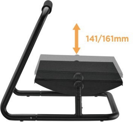 Fußhocker Schreibtisch ergonomisch verstellbar - Fußstütze - kippbar höhenverstellbar