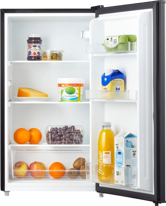 Tomado TLT4702B - Tischkühlschrank - 93 Liter - 3 Ablagen - Energielabel E - Schwarz