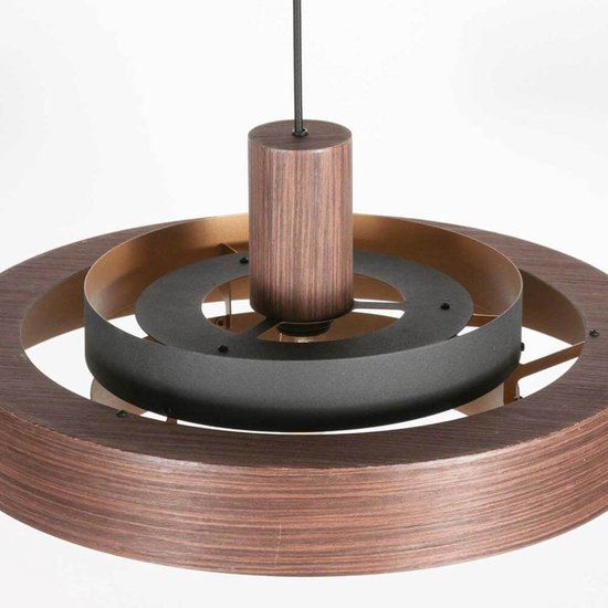 Anne Lighting - Hängeleuchte - Flinter - braun - Metall - Ø 50cm - E27 - 3329E