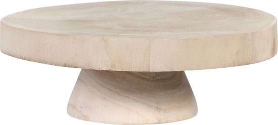 Mica Decorations Pia Pflanzenständer - H11 x Ø30 cm - Holz - Hellbraun
