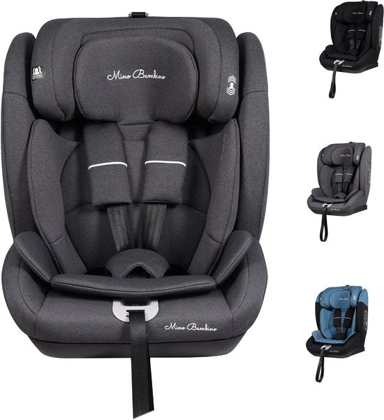 Mino Bambino i-Size Autositz - Autositz - Gruppe 1/2/3 (76-150 cm) - Grau