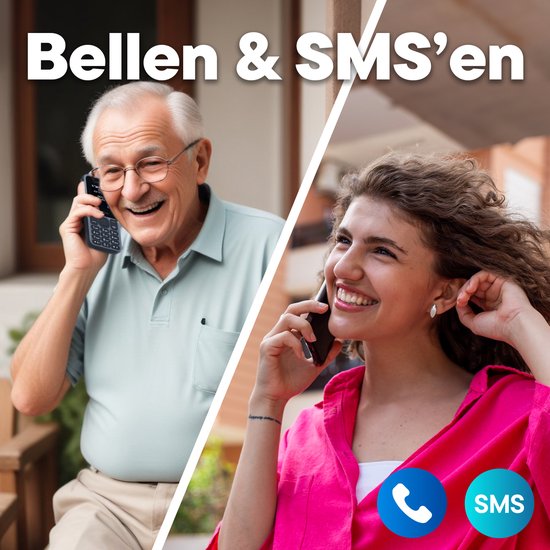 Denver - Senioren Mobiltelefon 4G - GSM - Full NL und FR - Simlock-frei - FAS1860L