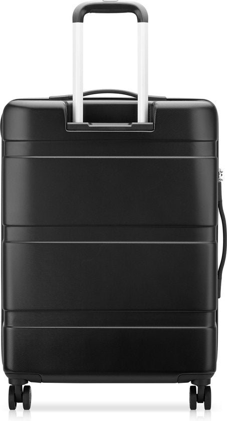 Delsey Paris x United Colors Of Benetton - Now Kofferset - 3 Stück - Handgepäck 34L + aufgegebenes Gepäck 65L und 93L - Schwarz