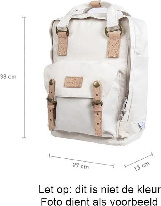 Doughnut Laptop-Rucksack / Rucksack / Schultasche - 14 Zoll - Macaroon Reborn - Denim