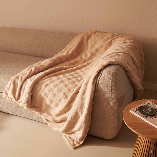 Duux Yentl Bubble Electric Wärmedecke 200x200 cm - 9 Einstellungen - Beige