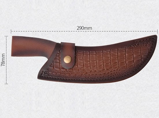 T&M Knives Kochmesserhülle - Handgefertigt - Lederhülle