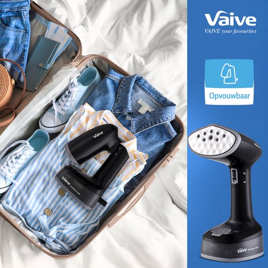VAIVE TurboSteam Zusammenklappbarer Wäschedampfer 1600W - Handbedienter Dampfer - Wäschedampfer - Dampfer - Wäschedampfer
