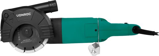 VONROC PRO Graben- Wandfräse - 2400W -150MM - 3-in-1 Klinge. - Inkl. Staubsauger-Adapter