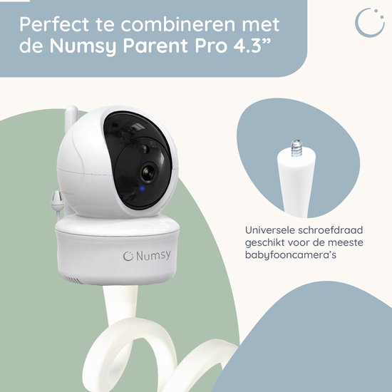 Numsy Baby-Monitor-Halterung - Baby-Monitor-Halterung - Flexible Kamera-Halterung - Baby-Kamera - Baby-Monitor-Ständer