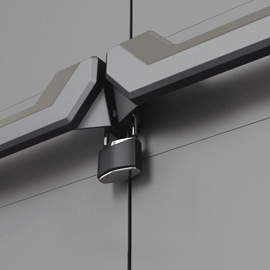 Keter - Aufbewahrungsschrank - 1 Fachboden - 39x68x83cm - Dunkelgrau/Schwarz