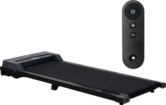 Infinity Goods Laufband für Zuhause - Mit Bluetooth - 1-6 km/h - 120 x 53 x 12 cm - Anthrazit
