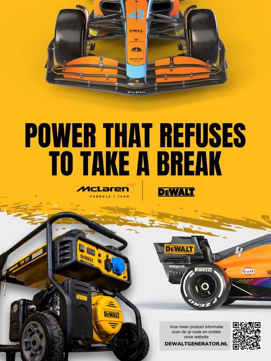 DeWALT DXGNP30E BENZIN GENERATOR 230V 3000W
