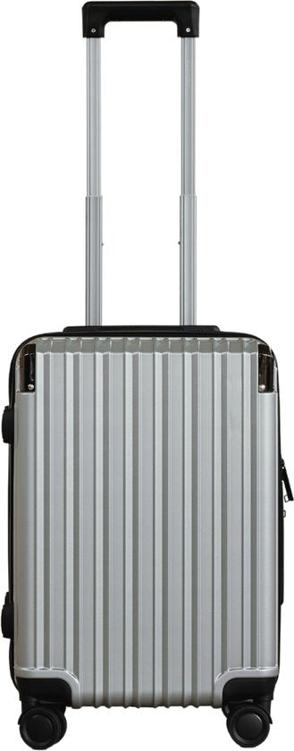 Pathsail Handgepäck Koffer - 40L x 55CM - Inkl. TSA-Schloss & Spinner-Räder - Silber