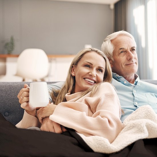 Auronic Electric Blanket - Wärmedecke - Sherpa Fleece - 9 Wärme- und Timer-Einstellungen - Decke - 200x180 - 2 Personen - Braun