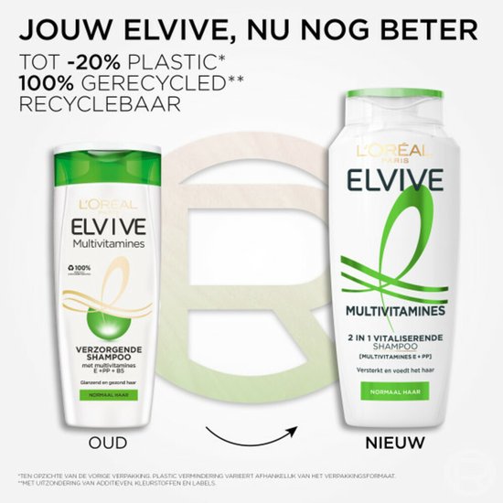 L'Oréal Paris Elvive Multivitamine 2-in-1 – 250 ml – Shampoo