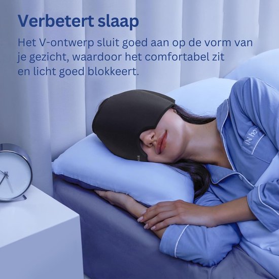 Caresense Migräne-Maske - Migräne-Mütze - Kopfschmerz-Maske - Wärme- und Kältetherapie - Wärme-/Kältepackung - 600 Gramm
