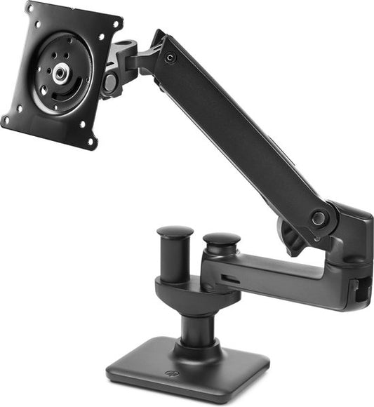 HP Monitorarm - Verlängerbarer Hot Desk Stand - 32 Zoll - Max. 8,2 kg - Schwarz