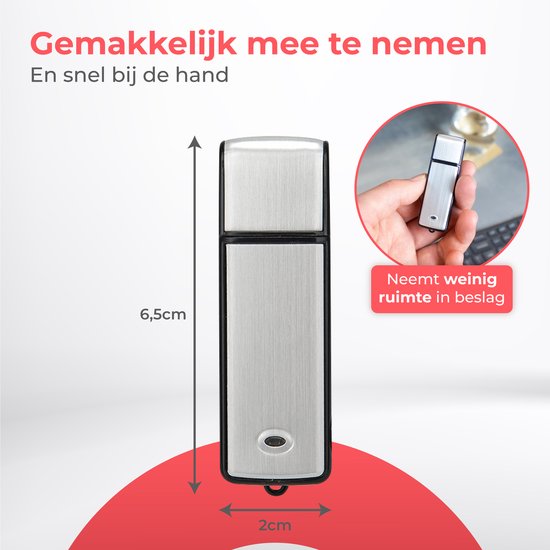 Nuvance - Abhörgerät - Usb Stick Abhörgerät - Voice Recorder Digital - Spy Recorder - Diktiergerät - Abhören & Aufnehmen
