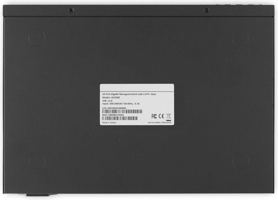 Linksys LGS328C - Netzwerk-Switch - Gigabit - Verwaltet - 24 Ports - 4 SFP+ Ports - Schwarz