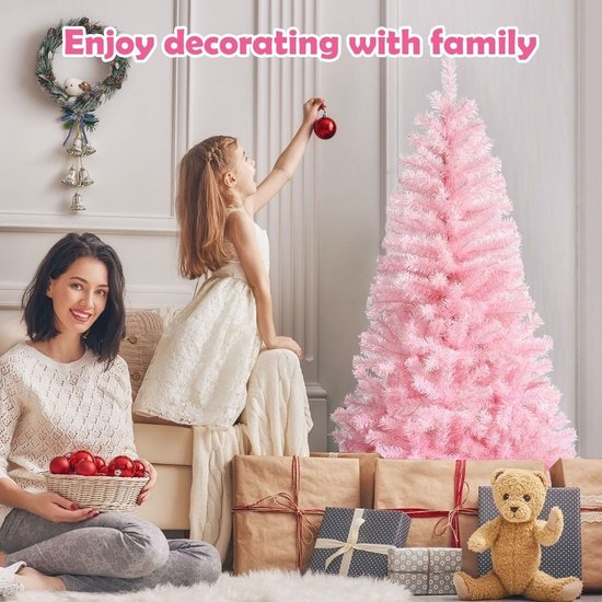 Coast 150 cm Rosa Weihnachtsbaum mit buntem Glitter