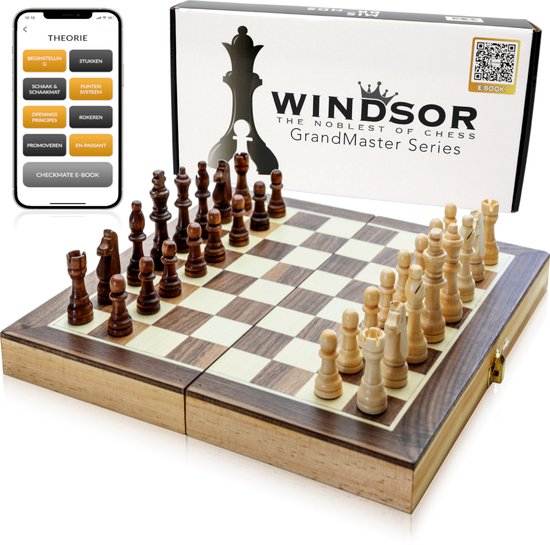 Windsor CheckMate - Schachbrett - 40 cm - Magnetisch
