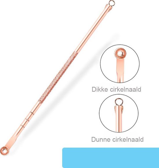 TibaGoods Premium Mitesserentferner - Porenreiniger mit 6 Aufsätzen Mitesser entfernen - Akne - Komedonenlöffel - Hautpflege