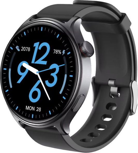 Maoo GTR Series 2 Smartwatch Herren - Edelstahl und TPU Armband - Schrittzähler - Herzfrequenzmesser - Schlafüberwachung - Multisport - Geeignet für Android und iOS - Schwarz