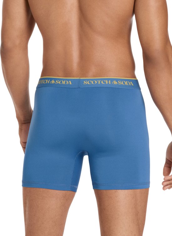 Scotch & Soda Active Stretch Boxershorts - Herren - 3er-Pack - Performance Fit - Multi Größe S