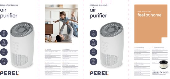 Perel Luftreiniger mit HEPA-Filter