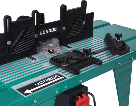 VONROC Oberfräse - Universal - Grundplatte bis zu Ø155mm - Bis zu 1800W Leistung