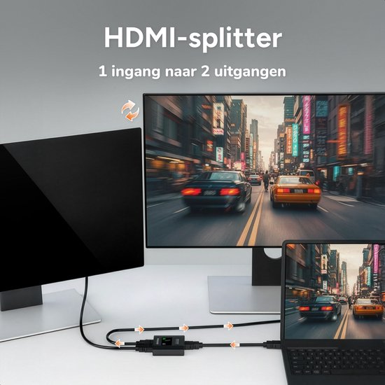 Skoov HDMI Switch 2 in 1 out - Plug & Play - Dolby / 3D - Splitter - 4K - 60HZ - Premium - Universal - Game - TV - Extender - Zubehör
