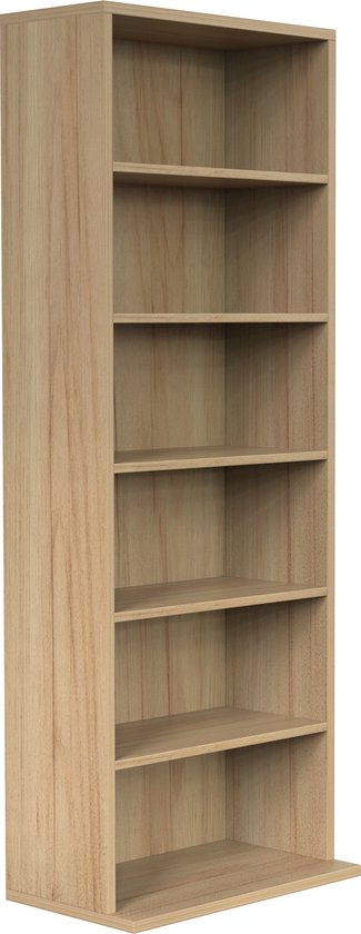 Fächerschrank 6 offene Regale Hängeschrank - CD und Spiele aufbewahren
