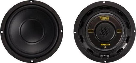 Lautsprecher, Subwoofer, 8", Leistung 350 W/175 W RMS, Impedanz 8 Î©, schwarz