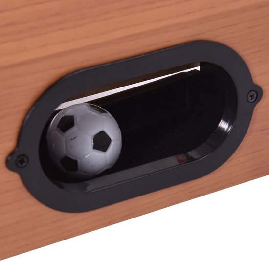 Tischfußballspiel - 68,58cm - Braun - 16-teilig - Tischfußball