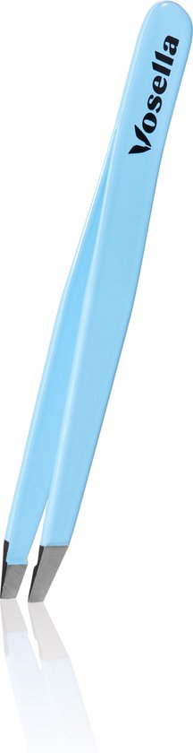 Vosella - Schräge Pinzette epilieren - Augenbrauen - Splitter - Hobby - Blaue Lagune