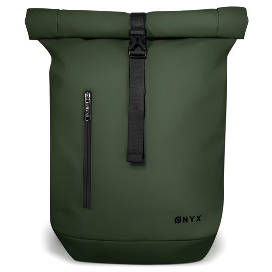 ONYX Rolltop PRO Rucksack 20 bis 30L - Mit Laptopfach - Verstellbarer Rucksack - Reisetasche - Wasserdicht und strapazierfähig - Waldgrün