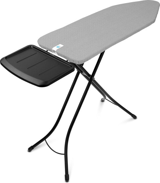 Brabantia - Bügeltisch C - mit Dampftuning-Halterung - 124 x 45 cm - Metallisiert